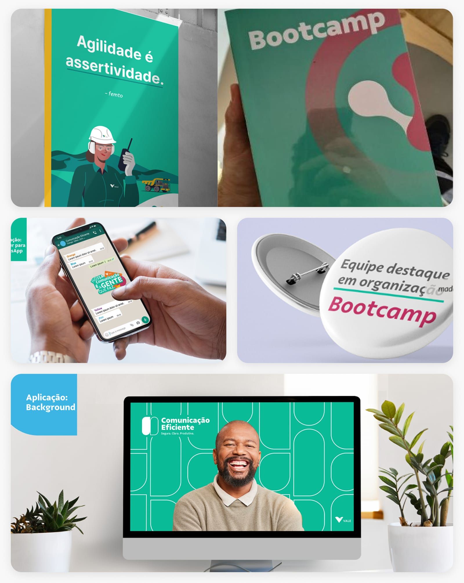 Exemplos de Materiais de Comunicação