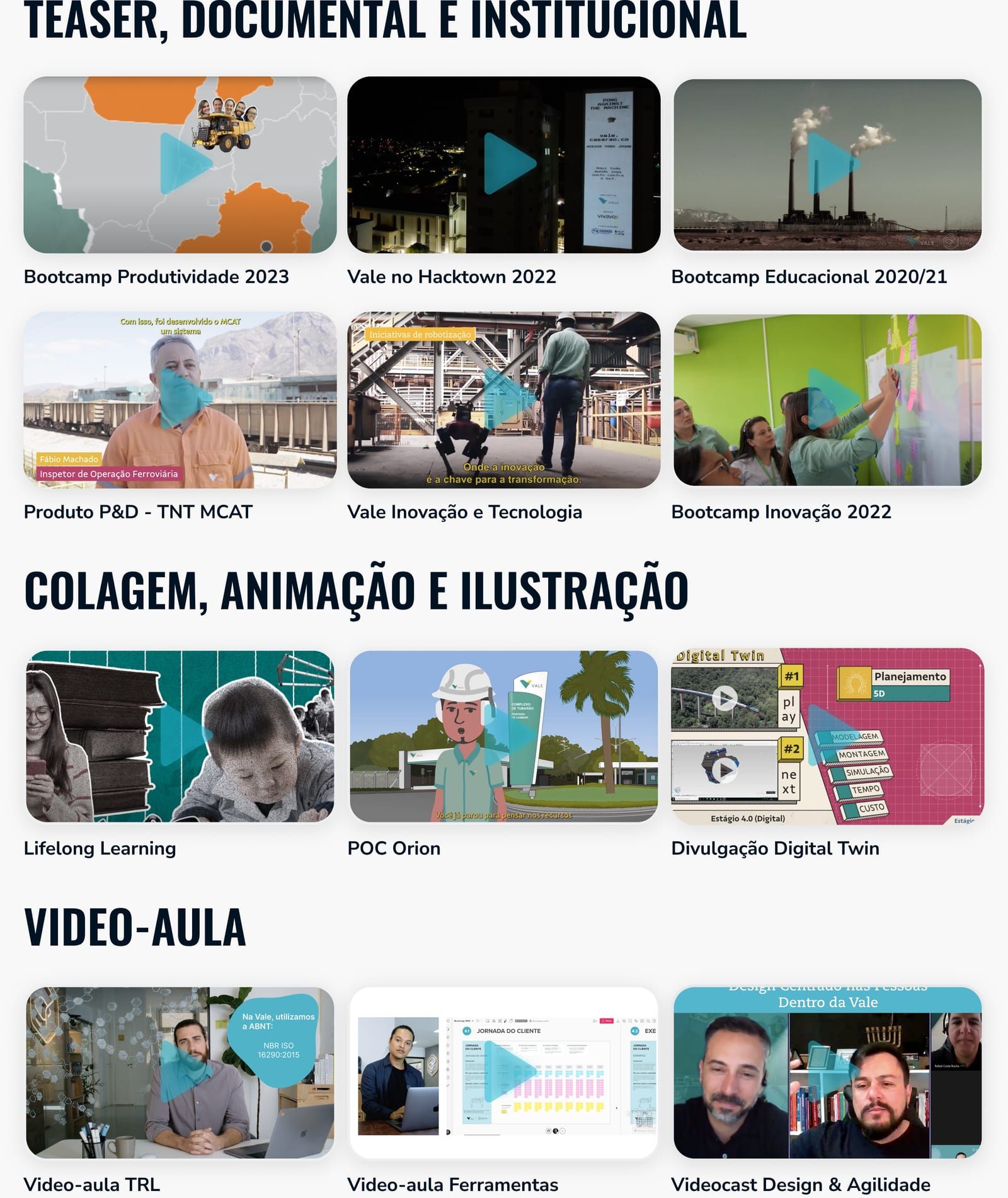 Exemplos de Produção Audiovisual